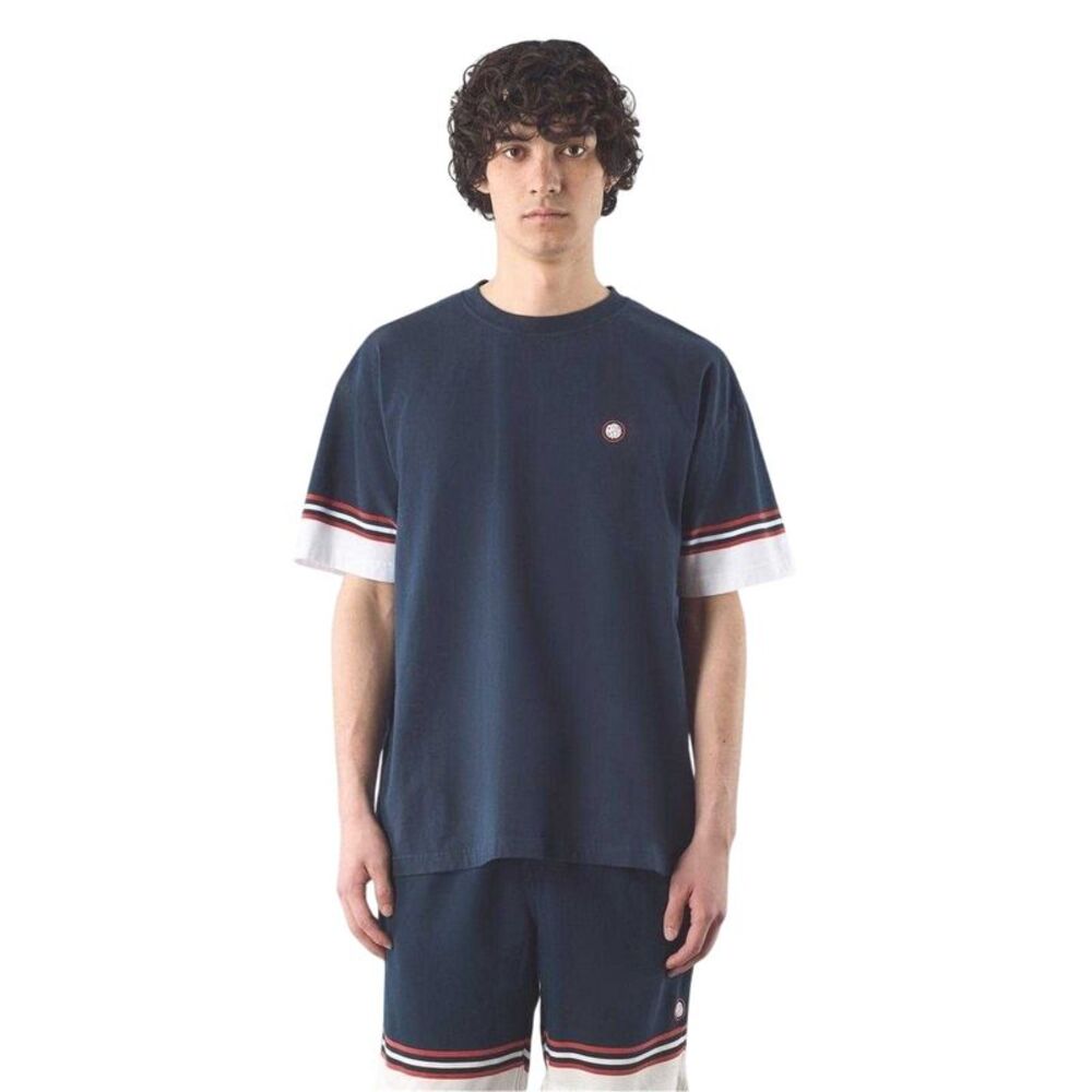 Pretty Green Mens Valencia T-Shirt / Navy